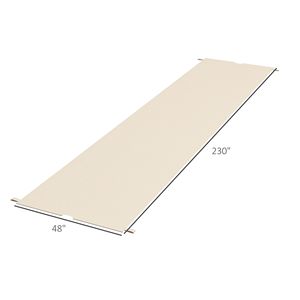 Set di Ricambio per Pergola da Esterno Khaki 10x11.8ft, 2 Pezzi, Protezione UV, Facile Installazione - Product Image 3