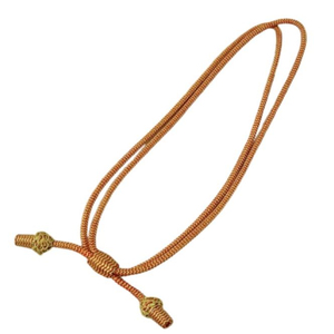 Braided <b>Hat</b> Cords Round Garment Cord <b>Light</b> Weight OEM Custom for Uniform American Reproduction Gold and Red <b>Hat</b> Cords - Product Image 1