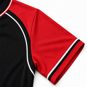 Uniforme de béisbol 100% poliéster malla anti-UV manga corta para hombre, todas las temporadas, alta calidad, precio al por mayor. - Product Image 4