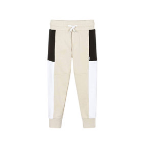 Ensemble de survêtement décontracté à capuche pour garçons, avec blocs de couleur, manches longues, fermeture éclair, coupe régulière, 100 % coton, poids moyen, pour l'automne - Product Image 3