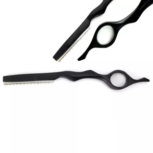 Ryzer Studio Professional <b>Single</b> <b>Blade</b> <b>Razor</b> Stainless Steel <b>Blade</b> Plastic Handle Barber Shop Use Right Handed Long Non - Product Image 3