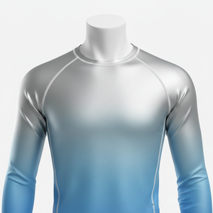 Camiseta de Compresión Unisex de Manga Larga para Yoga y Fitness, Personalizable por Sublimación, para Entrenamiento en Gimnasio, BJJ, MMA, Jiu Jitsu y Grappling - Product Image 4