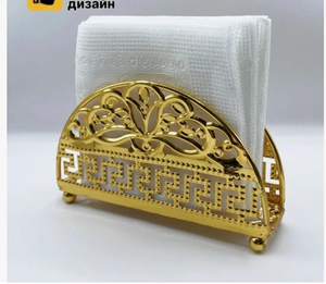 Porte-serviettes géométrique en résine avec couleur personnalisée, support élégant pour table à manger, cuisine, décoration de la maison - Product Image 3