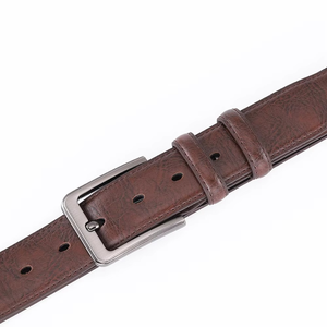 Cinturones de cuero genuino para hombre, cinturón 100% de cuero vacuno para hombre, personalizado, de cuero genuino de grano completo - Product Image 3
