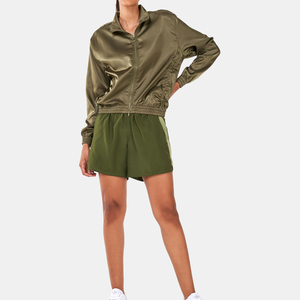 Chaqueta bomber para mujer, 100% tela transpirable, para invierno y otoño, para uso en exteriores, en venta en línea. - Product Image 4