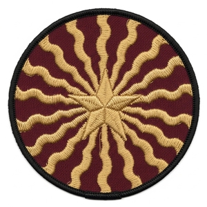 Écusson brodé rond Compas du Soleil Loge Bleue Maçonnique, symbole de société secrète, insignes de cérémonie pour blazer et uniforme, cadeau maçonnique - Product Image 6