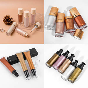 Enlumineur liquide scintillant minéral pour le corps et le visage, illuminateur waterproof longue tenue, maquillage pailleté haute pigmentation - Product Image 4