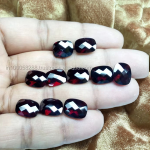 พลอยโกเมนธรรมชาติสีแดงกึ่งอัญมณีล้ำค่า - Product Image 2