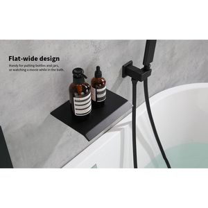 Set Doccia e Rubinetto Nero Opaco NPT con Montaggio a Parete, Sistema Doccia a Cascata per Vasca da Bagno - Product Image 1