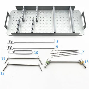 Kit d'instruments professionnels pour petits fragments, en acier inoxydable, pour la chirurgie orthopédique des membres supérieurs, utilisation manuelle en traumatologie, kit OEM Pro - Product Image 5