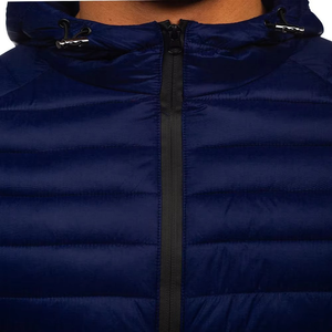 Fully Customized Men's Waterproof Canvas Puffer <b>Jackets</b> Polyester Wadding Filled Winter DDP Shipping - Product Image 6