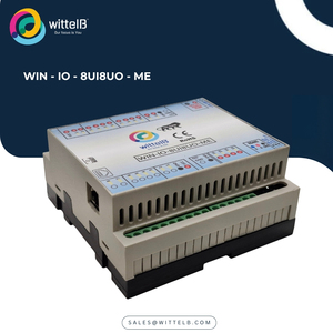WIN-IO-8UI8UOM-ETH WITTELB 8 โมดูลอินพุต/เอาต์พุตอเนกประสงค์ IO รองรับ Modbus TCP/RTU อีเธอร์เน็ต RS485 ความละเอียด 10/12 บิต สำหรับระบบอัตโนมัติ - Product Image 1