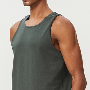 Débardeur Hip Hop Homme Personnalisé ODM Imprimé Graphique Coton Polyester Sans Manches Streetwear Gym T-shirt Mode Été 2025 - Product Image 4
