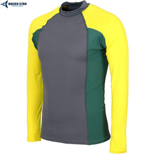 Fabricant de vêtements de sport OEM personnalisés, t-shirts de compression imprimés par sublimation pour hommes, protection UV - Product Image 6