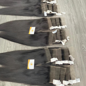 Extensiones de Cabello Remy Vietnamita Natural de 8-32 Pulgadas, Tejido de Cabello en Todos los Colores, 100 g, Venta al por Mayor, Encaje HD - Product Image 1