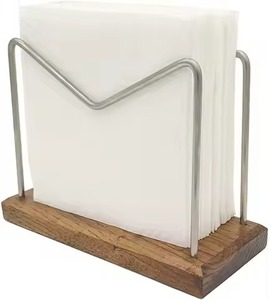 Polished Finish Metal Napkin Stand For <b>Dining</b> <b>Table</b> And Kitchen Premium Tissue Stand For Home Office And Restaurant - Product Image 1