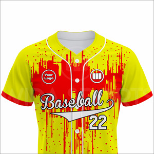 Custom Baseball Jersey Set Moisture Wicking Breathable Polyester Sublimation Team Uniform Factory Supply Wida Sports - Product Image 4