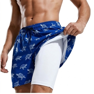 Pantalones Cortos Deportivos Extra Grandes para Hombre, Corte Holgado, Estilo Urbano, con Logotipo Personalizado y Cintura Elástica, para Ropa Deportiva al por Mayor - Product Image 5