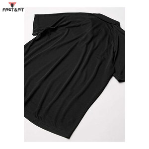 Chemises pour hommes en polyester/coton tricoté à manches courtes, logo personnalisé de haute qualité disponible en gros - Product Image 2