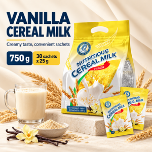 วินัท ทรัสต์ 750 กรัม นมผงวานิลลา ซีเรียล อาหารเช้าสำเร็จรูป ผสมธัญพืช อุดมด้วยสารอาหาร บรรจุ 30 ซองในถุง ผ่านการฆ่าเชื้อ สำหรับผู้ใหญ่ - Product Image 1