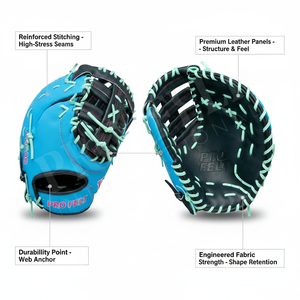 Guante de Béisbol de Cuero Suave para Entrenamiento, Guante Deportivo Duradero de Captura Rápida, Nuevo Accesorio de Fabricante en Oferta - Product Image 2