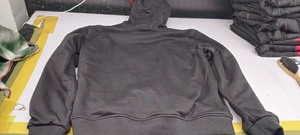 Men Summer <b>Zip</b>-Up Pullover <b>Hoodie</b> Tracksuit Polyester/Cotton Fleece Breathable Side <b>Pockets</b> Motorbike Wear - Product Image 4