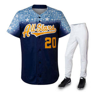 Uniforme de Béisbol para Adultos, Impreso y Personalizable, Conjunto Deportivo Transpirable, Precio al por Mayor, Antibacteriano, en Venta - Product Image 1