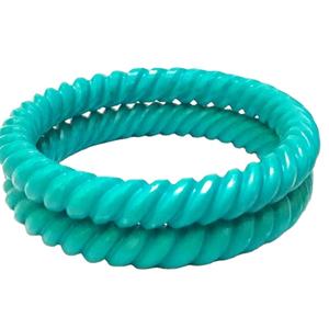 Resin Bangle <b>Set</b> for <b>Women</b> Handmade Artistic Wedding <b>Jewelry</b> - Product Image 1