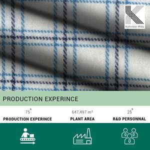 Chemise en flanelle pour homme 100% coton 160GSM à carreaux 2/2 S Twill à manches longues OEM ODM - Product Image 6