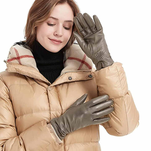 Genuine <b>Leather</b> Winter Riding <b>Gloves</b> For <b>Men</b> And Women Winter Warm Insulated Windproof Casual Wear <b>Driving</b> <b>Gloves</b> - Product Image 5