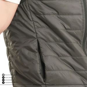 Blouson d'hiver matelassé à capuche personnalisé pour homme, haute qualité, imperméable, avec logo personnalisé sur le devant, design unisexe, patchwork et lettres - Product Image 3