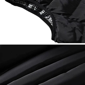 Chaleco Acolchado de Invierno con Logotipo Personalizado, Chaleco sin Mangas para Hombre, Talla Grande, Chaleco con Capucha y Relleno de Plumón - Product Image 2