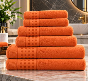 <b>Luxury</b> Class Hotel Bath <b>Towels</b> Sets Of 6pcs Pure Cotton Terry Bath <b>Towels</b> 600 GSM Grade <b>Towels</b> Suppliers Online From India - Product Image 4