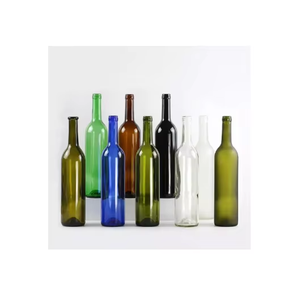Crystal Empty 500ml <b>750ml</b> Brown Green Black Glass Wine <b>Bottle</b> Cork Sealed Liquor Red White Rose Design - Product Image 1
