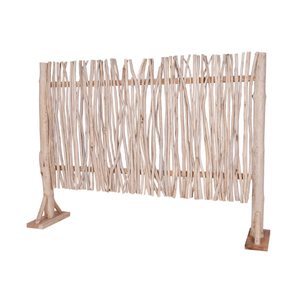 Separador de Ambientes de Lujo Hecho de Madera de Teca Sólida con Atractiva Decoración Natural para la Decoración de Cualquier Habitación - Product Image 1
