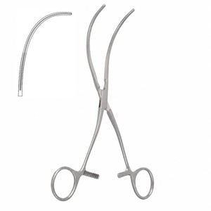 DeBAKEY S-Clamp pour vaisseaux périphériques, mâchoire de 8,5 cm, poignées souples de 20,3 cm, ZETOMEDPRO - Product Image 1