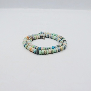 Collier de perles AAA Multi Opal Rondelle 4-9mm Taille 16 pouces de longueur pour la fabrication de bijoux avec pierres précieuses naturelles - Product Image 1