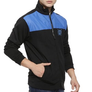 Chaquetas bomber de cuello alto con nuevo diseño para hombre, mangas largas, cremallera completa, 100% poliéster, chaquetas bomber para hombre - Product Image 4