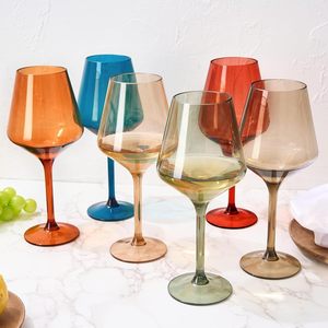 <span class=keywords><strong>Verres</strong></span> <span class=keywords><strong>à</strong></span> vin incassables en Tritan 16oz, gobelets <span class=keywords><strong>à</strong></span> vin rouge transparents résistants aux chocs, sans BPA, réutilisables <span class=keywords><strong>pour</strong></span> les fêtes en extérieur - Product Image 5