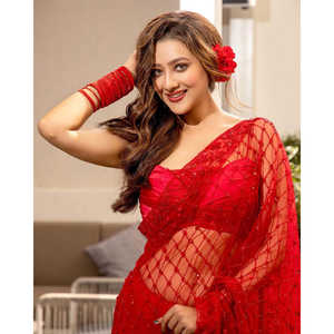 Vestidos de noche Hermosas lentejuelas Bordado Trabajo Fiesta Desgaste Saree - Product Image 2