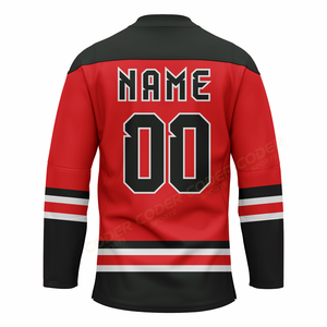 Maillot de hockey sur glace respirant en twill brodé pour usage professionnel, maillot de hockey sur glace imprimé numériquement fabriqué au Pakistan - Product Image 6
