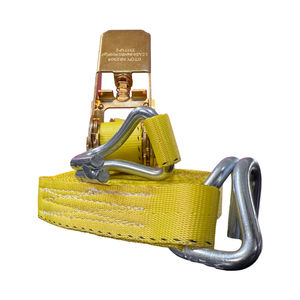 Correa de Amarre GTCFI de 25 mm y 1.5 Toneladas, Correa de Sujeción Resistente con Ganchos Dobles en J para Asegurar Carga en Camiones - Product Image 3