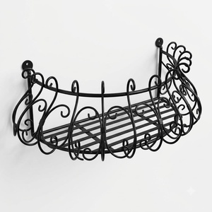 Vintage Wrought Iron Eco-Friendly Powder Coated Bicycle <b>Plant</b> Stand 3 Tier Metal Flower <b>Pot</b> <b>Holder</b> Indoor Outdoor Planter - Product Image 2