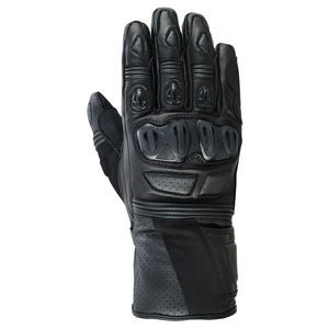 Gants de course en cuir, respirants, à doigts entiers, avec fermeture auto-agrippante, unisexes, équipement de protection pour la conduite en extérieur - Product Image 3