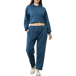 Nueva Llegada, Chándales Deportivos para Mujer de Primera Calidad, los Más Vendidos, Marca Privada, Ajuste Cómodo, Chándal Corto Liso para Mujer - Product Image 1