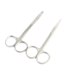 Instruments dentaires chirurgicaux TC de qualité supérieure, ergonomiques, en argent, courbés et pointus, pour ponts osseux, type ciseaux - Product Image 3