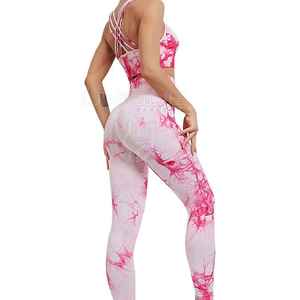 New Design Custom Logo Women Yoga Set Lightweight Women Yoga Set Breathable Women Yoga Set - Product Image 5