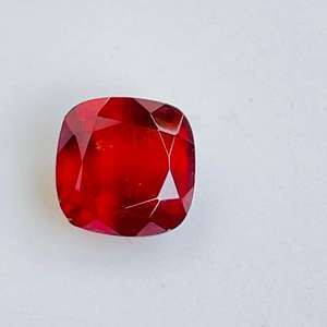Lote al por mayor de 10x10 mm de granates rojos naturales, talla cuadrada tipo cojín, facetados, calibrados, piedras sueltas para fabricación de joyas - Product Image 5