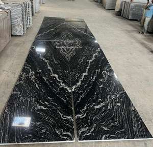 Losas de Granito Negro Forestal Modernas, Pulimentadas, 100% Naturales, Duraderas, para Sala de Estar, Cocina, Baño, Escaleras Exteriores - Product Image 1