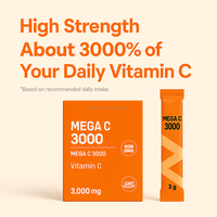Sachet de vitamine C à l'acide ascorbique boisson 90 paquets de poudre de bien-être de soutien immunitaire quotidien OEM Corée